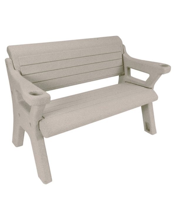 Wave Armor 4' Dock / Outdoor Bench