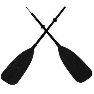 Wave Armor Black Kayak Paddle