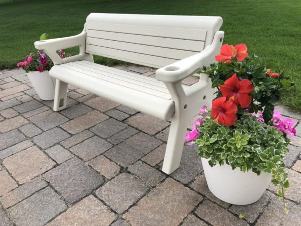 Wave Armor Outdoor Bench