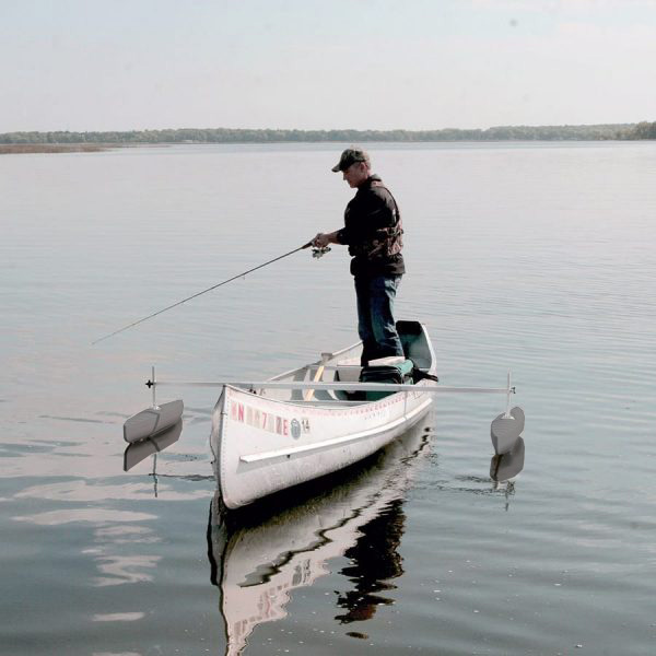 Wave Armor Kayak or Canoe Stabilizer Kit while Fishing