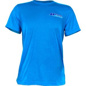 Wave Armor Light Blue Crew Neck T-Shirt Front