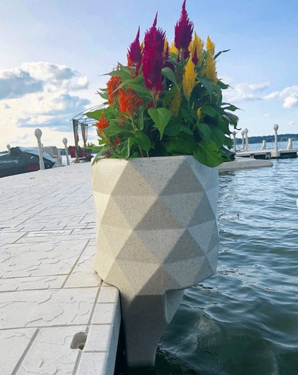Flower Pot on Dock
