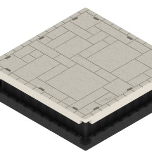 Wave Armor 60" X 60" Dock Section ISO View