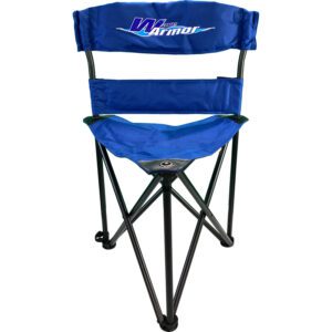 Wave Armor Blue Foldable Tripod Chair