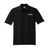 Wave Armor Nike Black Dri-Fit Polo Shirt Front View