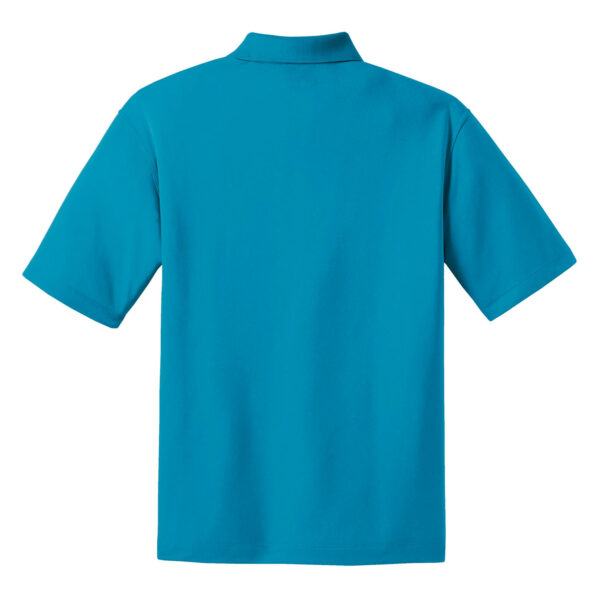 Wave Armor Nike Blue Dri-Fit Polo Shirt Back View