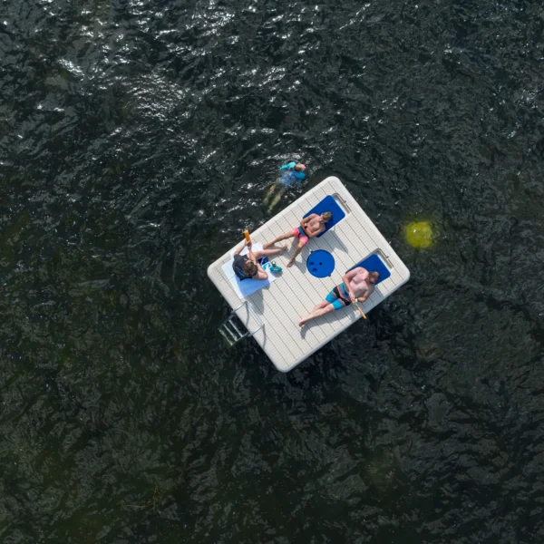 Otter Island Swim Raft - Wave Armor - Floating Docks
